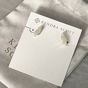 Kendra Scott Brook Iridescent Druzy Gold Plated Earrings